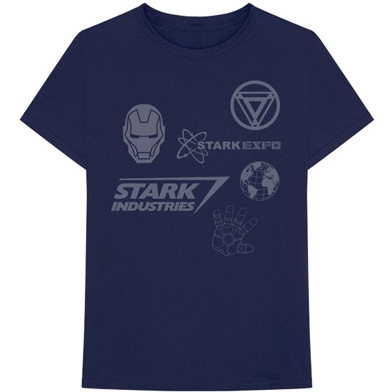Marvel Comics Unisex T-Shirt: Iron Man Stark Expo - Marvel Comics - Fanituote -  - 5056170677417 - 