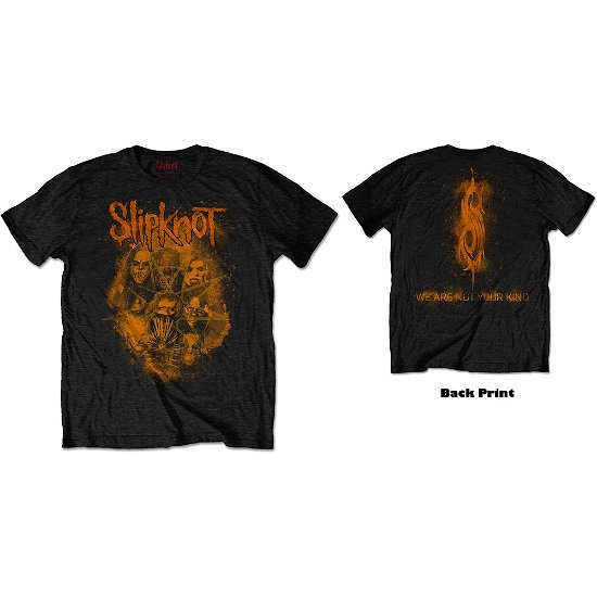 Cover for Slipknot · Slipknot Unisex T-Shirt: WANYK Orange (Back Print) (T-shirt) [size S] [Black - Unisex edition]