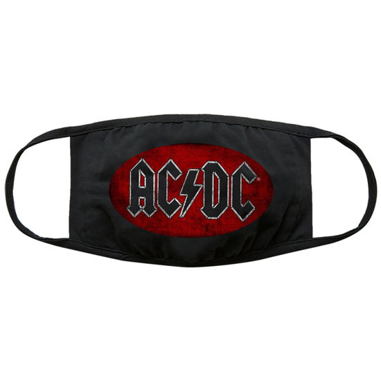AC/DC Face Mask: Oval Logo Vintage - AC/DC - Koopwaar -  - 5056368652417 - 