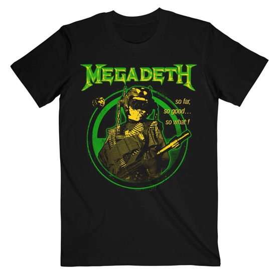 Megadeth Unisex T-Shirt: SFSGSW Hi-Contrast - Megadeth - Merchandise -  - 5056561066417 - 