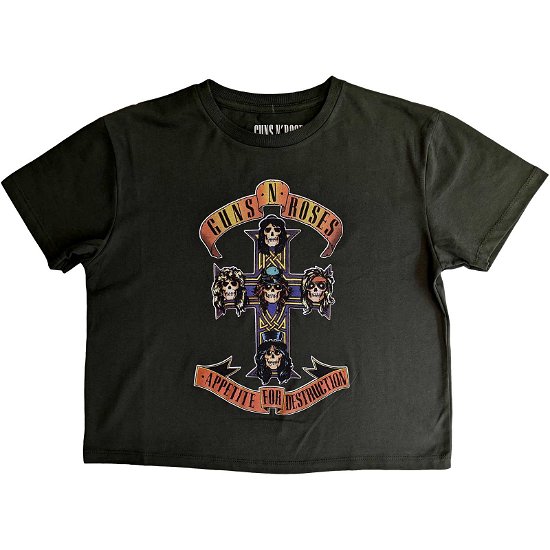Cover for Guns 'N' Roses · Guns N' Roses Ladies Crop Top: Appetite For Destruction (CLOTHES) [size S]