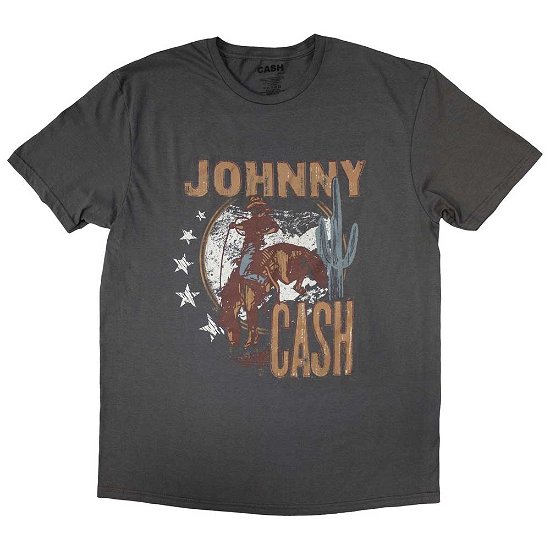 Johnny Cash Unisex T-Shirt: Cowboy - Johnny Cash - Marchandise -  - 5056737245417 - 