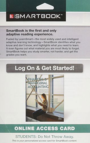 Cover for John Wild · SmartBook Access Card for Financial and Managerial Accounting (Hardcover Book) (2013)