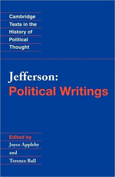 Cover for Thomas Jefferson · Jefferson: Political Writings - Cambridge Texts in the History of Political Thought (Taschenbuch) (1999)
