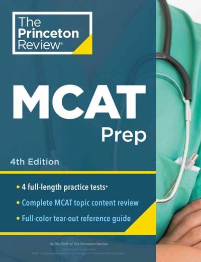 Cover for Princeton Review · Princeton Review MCAT Prep: 4 Practice Tests + Complete Content Coverage (Pocketbok) [4 Revised edition] (2021)