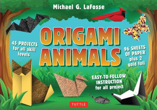 Cover for Michael G. LaFosse · Origami Animals Kit: Make Colorful and Easy Origami Animals: Kit Includes Origami Book, 98 High-Quality Papers and 21 Original Projects (Book) [Book and Kit edition] (2017)