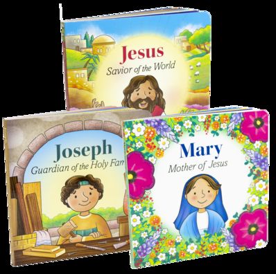 Jesus Mary and Joseph BB Set - Marlyn Monge - Books - Pauline Books & Media - 9780819840417 - November 15, 2019