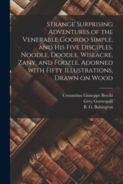 Cover for Costantino Giuseppe 1680-1747 Beschi · Strange Surprising Adventures of the Venerable Gooroo Simple, and His Five Disciples, Noodle, Doodle, Wiseacre, Zany, and Foozle. Adorned With Fifty Illustrations, Drawn on Wood (Paperback Book) (2021)