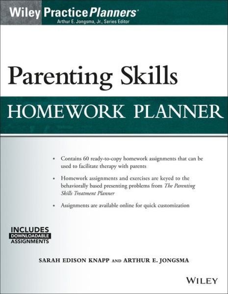 Cover for Knapp, Sarah Edison (Cline / Fay Institute, Chicago) · Parenting Skills Homework Planner (w/ Download) - PracticePlanners (Pocketbok) (2017)