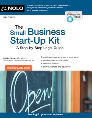 Cover for Peri Pakroo · The Small Business Start-Up Kit (Paperback Bog) (2024)