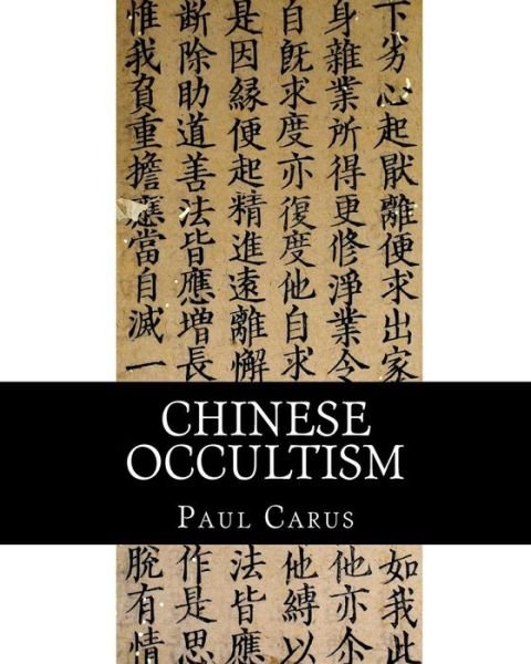 Cover for Paul Carus · Chinese Occultism (Paperback Book) (2011)