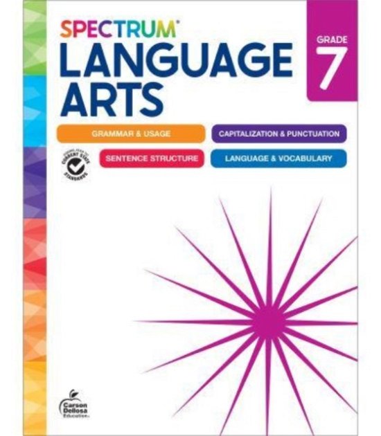 Cover for Spectrum · Spectrum Language Arts Workbook Grade 7 (Pocketbok) (2024)