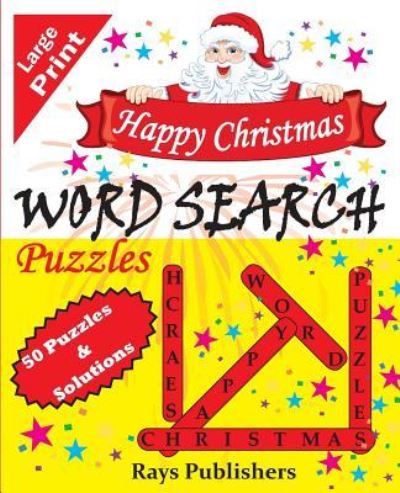 Cover for Rays Publishers · Happy Christmas Word Search Puzzles (Paperback Book) (2015)