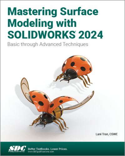 Cover for Lani Tran · Mastering Surface Modeling with SOLIDWORKS 2024 (Paperback Book) (2024)