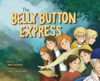 Cover for Amy DeSpain · The Belly Button Express (Hardcover Book) (2022)