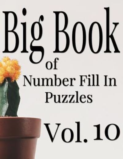 Big Book of Number Fill In Puzzles Vol. 10 - Nilo Ballener - Books - Createspace Independent Publishing Platf - 9781979424417 - November 4, 2017