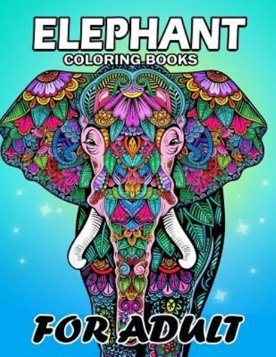 Cover for Kodomo Publishing · Elephant Coloring Book for Adults (Paperback Book) (2018)