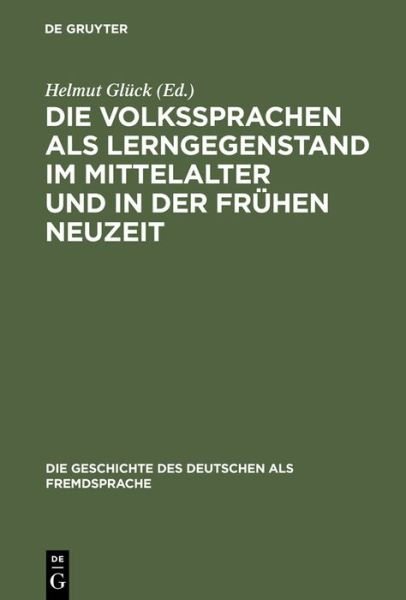 Cover for Gla1/4ck, Helmut · Volkssprachen als Lerngegenstand (Book) (2002)