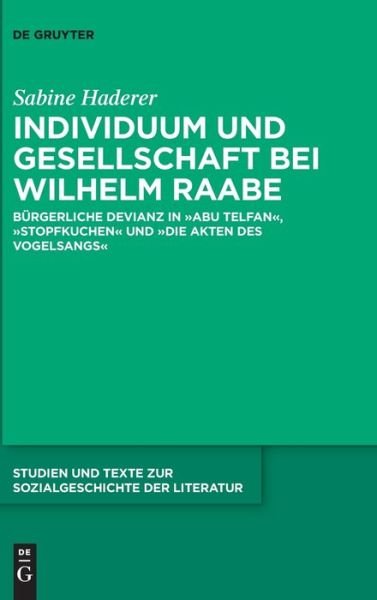 Cover for Haderer · Individuum und Gesellschaft bei (Book) (2019)