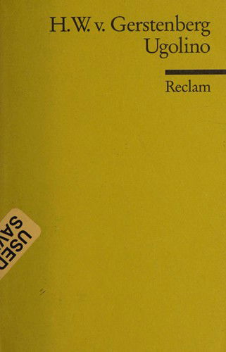 Cover for Heinrich Wilhelm Von Gerstenberg · Reclam UB 00141 Gerstenberg.Ugolino (Bok)