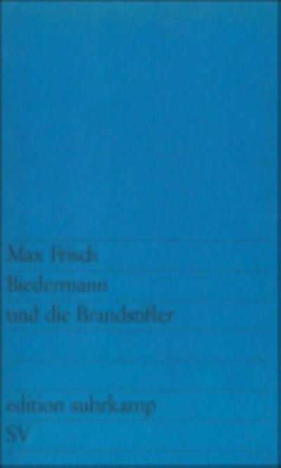 Cover for Max Frisch · Biedermann und die Brandstifter (Paperback Bog) (1991)