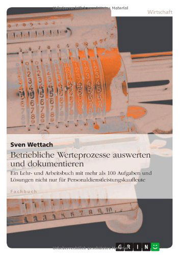 Cover for Wettach · Betriebliche Werteprozesse ausw (Book) [German edition] (2012)