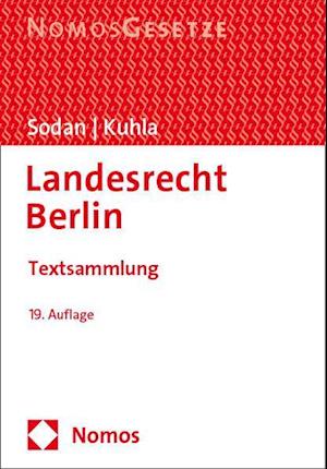 Cover for Helge Sodan · Landesrecht Berlin : Textsammlung - Rechtsstand (Book) (2023)