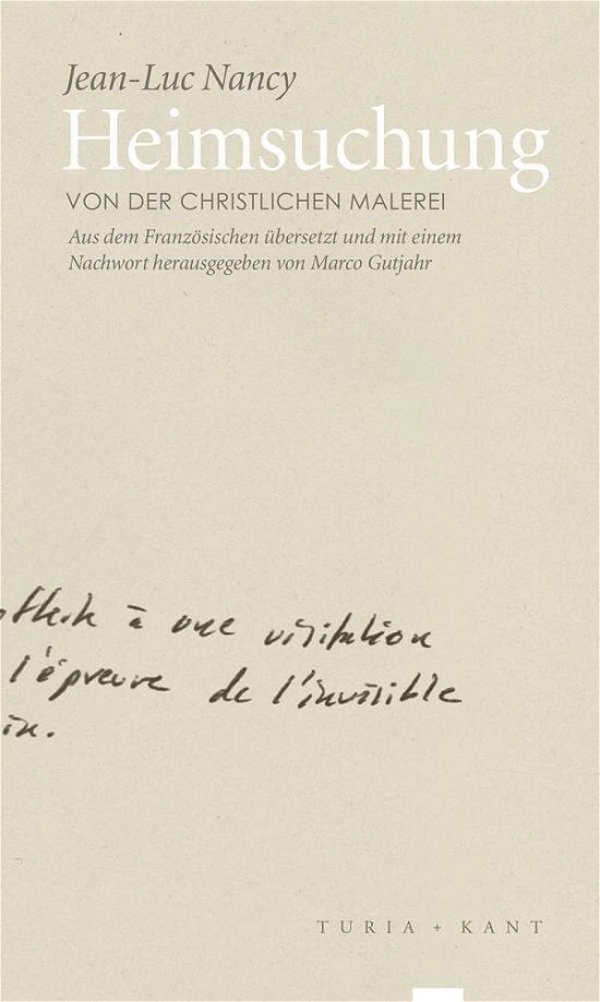 Cover for Jean-luc Nancy · Heimsuchung: Von Der Christlichen Malerrei (Book)