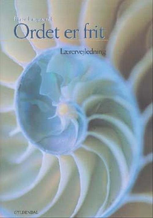 Cover for Birte Langgaard · Ordet er frit (Sewn Spine Book) [1. Painos] (2004)