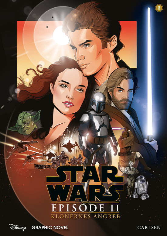 Cover for Star Wars · Star Wars graphic novel: Star Wars: Klonernes angreb (Inbunden Bok) [1:a utgåva] (2024)