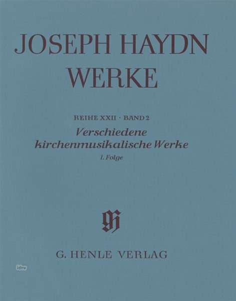 Cover for Haydn · Verschiedene Geistliche Werke (Buch)