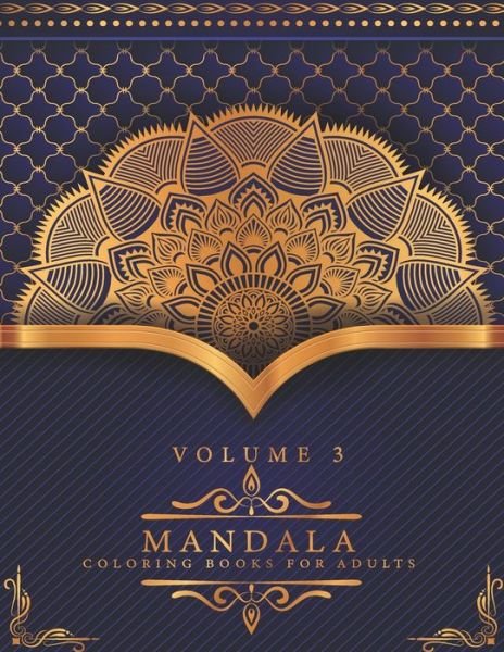 Cover for Benbook Publisher · Mandala Coloring Books For Adults Volume 3 (Paperback Book) (2020)