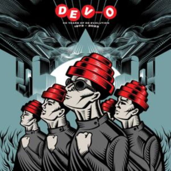 Cover for Devo · 50 Years Of De-Evolution 1973 (Red &amp; Blue Vinyl) (LP) (2023)