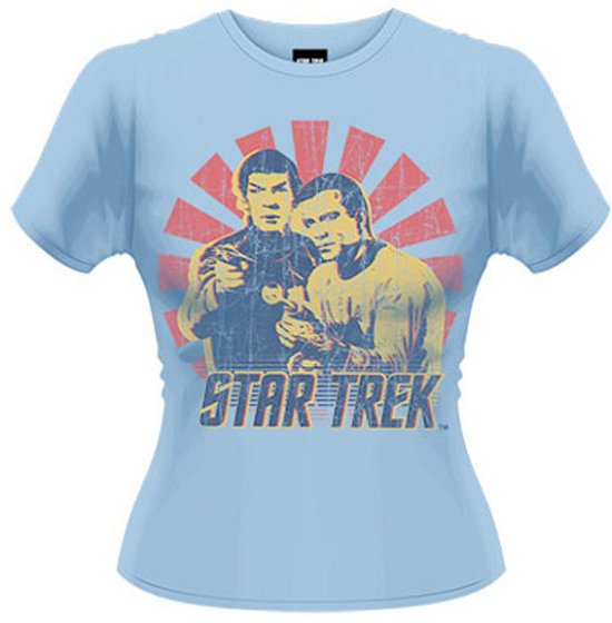 Cover for Star Trek · Kirk &amp; Spock Girlie / Blue (T-shirt) [size S] (2013)