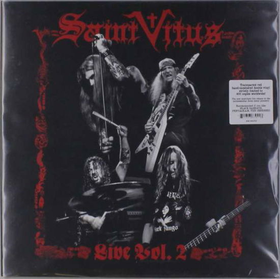 Live Vol. 2 (Red Vinyl) - Saint Vitus - Musik - SEASON OF MIST - 0822603839418 - 14. Oktober 2016