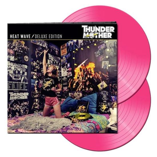 Cover for Thundermother · Heat Wave - Deluxe Ed. (Pink Vinyl) (LP) [Deluxe edition] (2021)