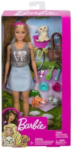 Cover for Barbie · Barbie Family Doll and Pet Blonde (MERCH) (2018)