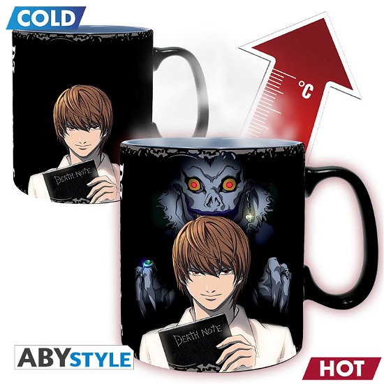 Death Note - Mug Heat Change - 460 Ml - Kira & L - - Abystyle - Merchandise -  - 3665361007418 - 24. juli 2019