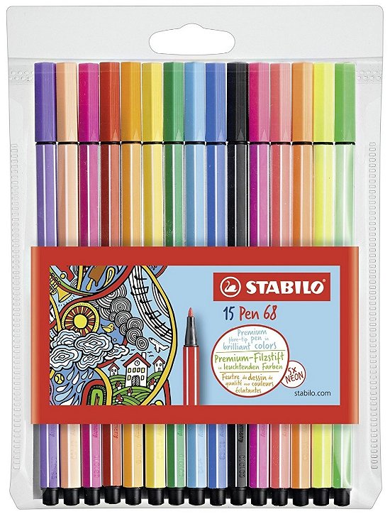Cover for Stabilo · STABILO Pen 68 - 15 kleuren (Leksaker) (2017)