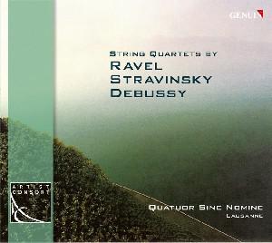 String Quartets - Ravel / Stravinsky / Debussy / Sine Nomine - Musiikki - GEN - 4260036251418 - tiistai 30. kesäkuuta 2009