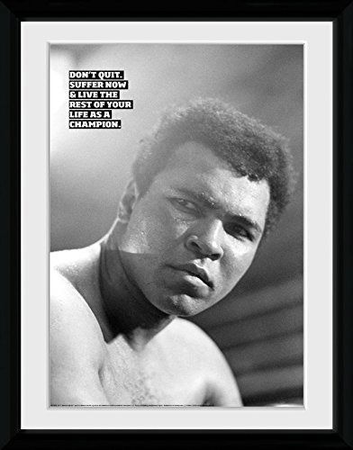 Muhammad Ali: Don'T Quit (Stampa In Cornice 30x40 Cm) - Muhammad Ali - Merchandise - Gb Eye - 5028486349418 - 