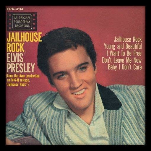 Cover for Elvis Presley · Jailhouse Rock Framed Album Cover Prints (Vægpynt) (2015)