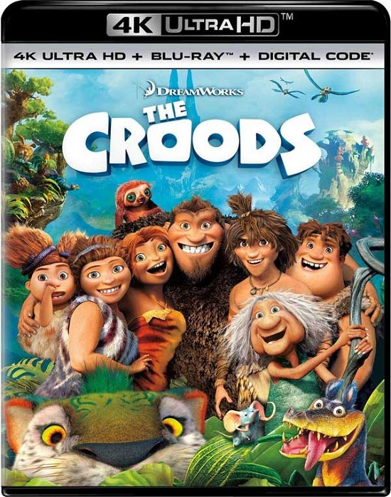 Croods (Blu-ray+4k Ultra Hd) - - - Películas - UNIVERSAL PICTURES - 5053083227418 - 10 de diciembre de 2020