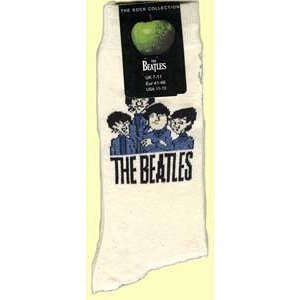 The Beatles Ladies Ankle Socks: Cartoon Group (UK Size 4 - 7) - The Beatles - Fanituote - Apple Corps - Apparel - 5055295341418 - 