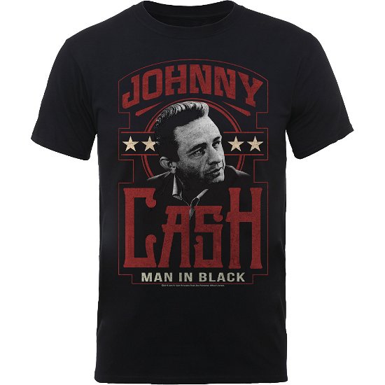 Johnny Cash Unisex T-Shirt: Man In Black - Johnny Cash - Mercancía -  - 5055979995418 - 