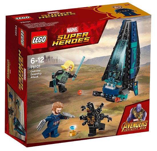 Cover for Lego · LEGO Marvel Super Heroes Avengers Infinity War - Outrider Dropship Attack (76101) (MERCH)