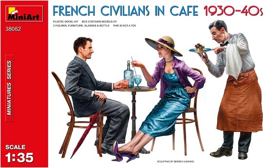 Cover for MiniArt · MiniArt - 1/35 French Civilians In Cafe 1930-40s (2/23) * (Toys)