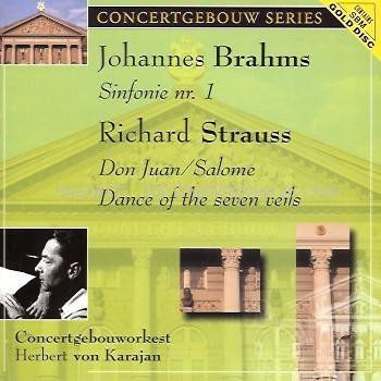 Brahms: Sym No 1 / Strauss: Don Juan - Brahms / Karajan / Concertgebouw Orch - Música - AUDIOPHILE CLASSICS - 8712177042418 - 3 de maio de 2013