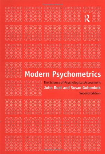 Modern Psychometrics - John Rust - Bøger - Taylor & Francis Ltd - 9780415203418 - 3. juni 1999