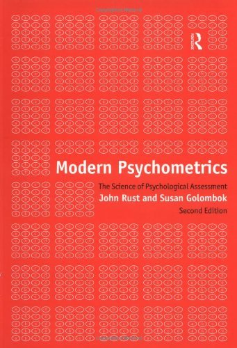 Modern Psychometrics - John Rust - Livros - Taylor & Francis Ltd - 9780415203418 - 3 de junho de 1999